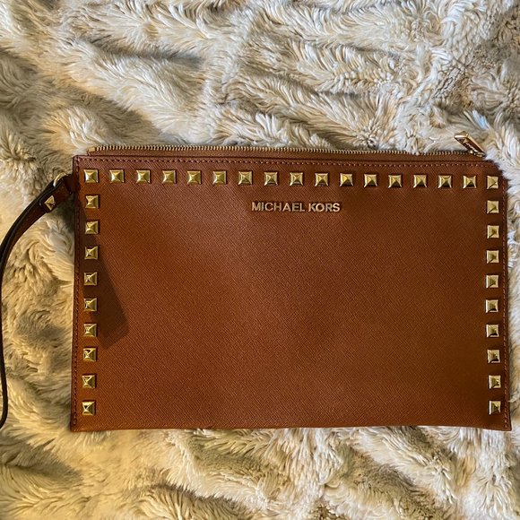 Michael Kors studded clutch - Picture 1 of 3